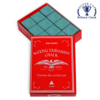 Мел National Tournament Chalk Green 12шт