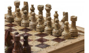 Шахматы средние каменные 34х34 см (2,75") RTG-5380
