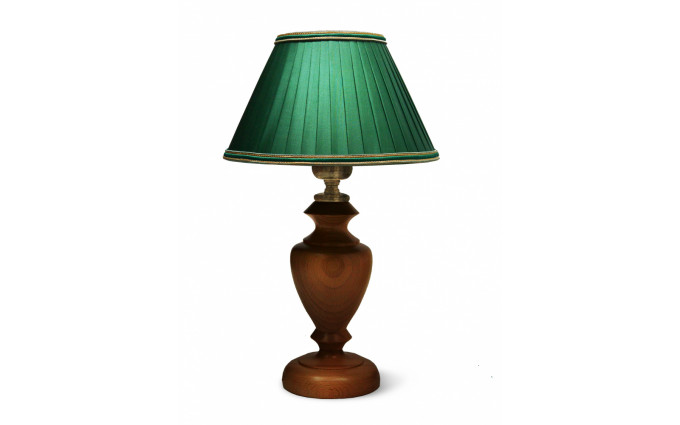 Лампа настольная (№6,плафоны зеленые,фурнитура золото)