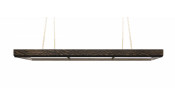 Лампа Evolution 3 секции ПВХ (ширина 600) (Пленка ПВХ Тиковое дерево,фурнитура медь антик)