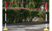 Набор для волейбола, тенниса, бадминтона с регулируемой по высоте сеткой "Prazer 3 в 1" (полный набор аксессуаров)