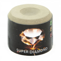 Мел "Super Diamond Grey Round" (серый) черная коробка, круглый