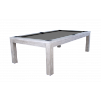 Бильярдный стол для пула Penelope 8 ф (silver mist) с плитой, со столешницей