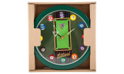 Часы настенные «12 шаров» D30 см (зеленые), пластик